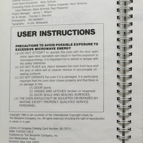 Kenmore Microwave Cookbook Vintage 1984 - Picture 4 of 10